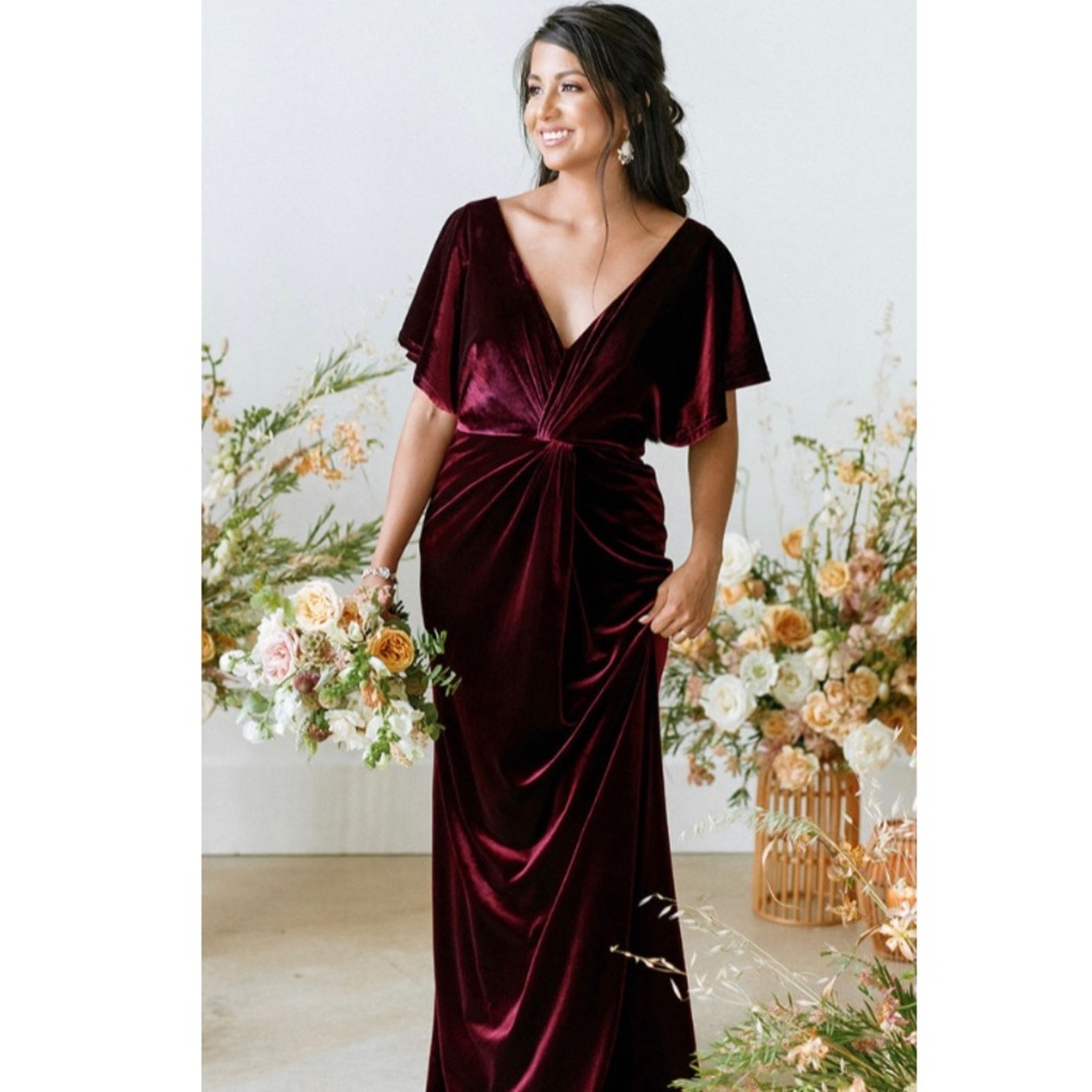 Revelry | Bridesmaid Dress | Velvet | Same-Day Shipping
